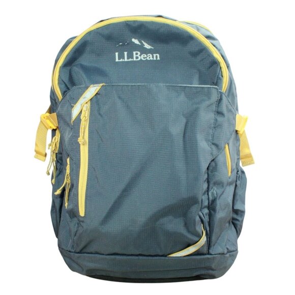 LL Bean Adult Comfort Carry Portable Locker Pack 42L Hiking Pack Backpack Navy - Picture 1 of 13